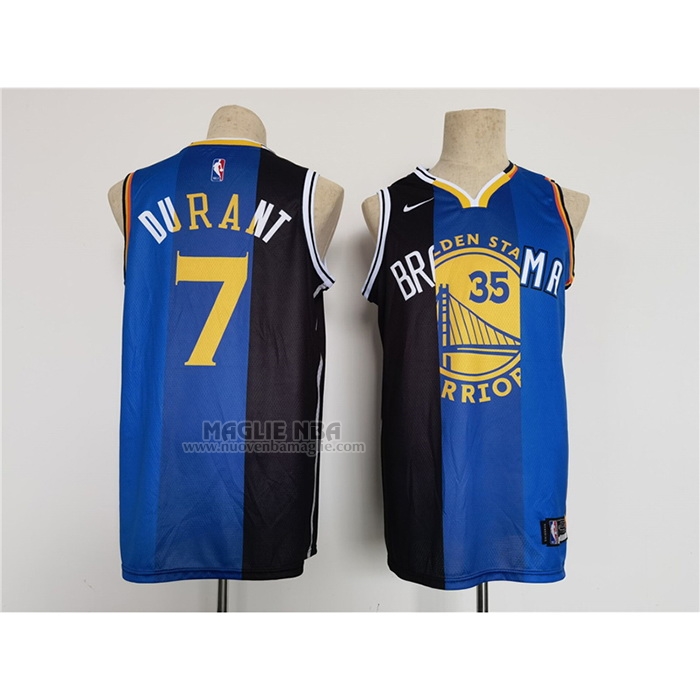 Maglia
 Kevin Durant NO 35 7 Nets Warriors Thunder Split Blu
 Nero
